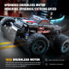 Машинка на радиоуправлении JJRC C8811 1:20 Black — монстр-трак 4WD с бесколлекторным двигателем, металлической трансмиссией, LED-фарами, до 45 км/ч, до 15 минут, до 100 м